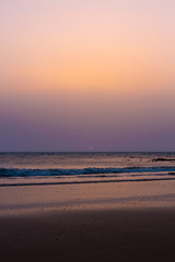 Sunset on Legzira beach, Morocco