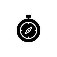 Compass icon. Compass navigation vector icon. Trendy Flat style for graphic design, Web site, UI. EPS10. Vector illustration
