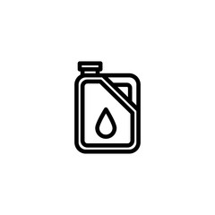 Fuel Canister Icon. Oil can icon. Oil container symbol, fuel sign. Gasoline symbol symbol for your web site design, logo, app, UI. Vector illustration, EPS10.