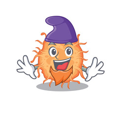 Cute picture of bacteria endospore in Elf cartoon design