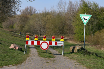 hochwasser und landschaftsschutzgebiet
