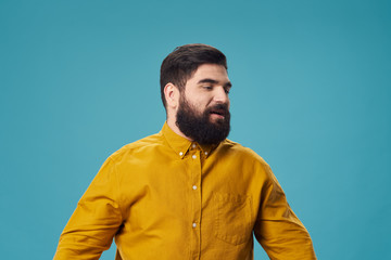 portrait of a handsome young man