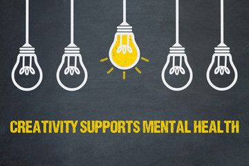 Creativity supports mental health 
