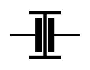 Non-polar capacitor symbols