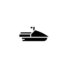 Jet Ski vector icon. Transportation symbol for your web site design, logo, app, UI. Vector illustration, EPS10