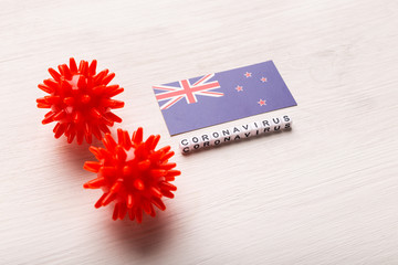 Abstract virus strain model of 2019-nCoV middle East respiratory syndrome coronavirus or...
