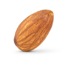 Almonds isolated on white background