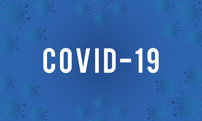 Coronavirus Pandemic disease (COVID-19) Social Awareness Design. 2019-nCov / Novel Corona Virus Pandemic Typography Vector Template