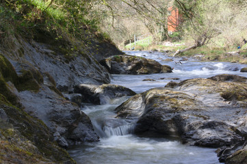 Obraz premium waterfall in the mountains