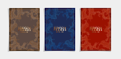 Stone Texture Abstract Vector Backgrounds Set