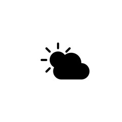 sun cloud icon