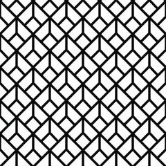 Fototapeta premium Art Deco Geometric Line Pattern