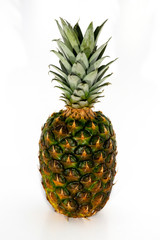 Pineapple on White Background texture