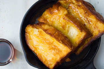 rustic french toast breakfast comfort food