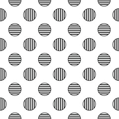 circled stripes background pattern design