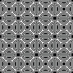 Circles & squares pattern