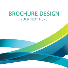 Brochure template background for business design