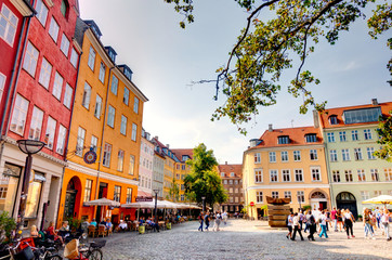 Copenhagen historical landmarks, HDR Image