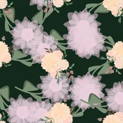 Meubelstickers Flowers texture. Simplicity flower surface pattern design. © WI-tuss