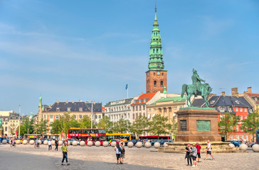 Fototapeta na wymiar Copenhagen historical landmarks, HDR Image