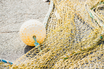 Nets lying in mess