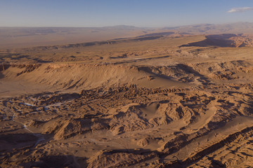 Fototapeta na wymiar San Pedro de Atacama, Antofagasta - Chile. Desert. Andes Range, Coyote Rock, Kari View, Mars Valley, Likan-Antay View & Death Valley.