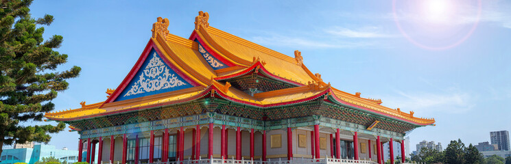 Obraz premium Taipei National Opera House, National Chiang Kai-shek Memorial Hall