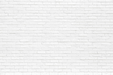 white brick wall may used as background - Powered by Adobe