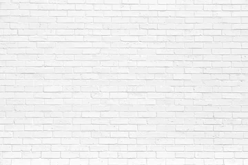 Crédence de cuisine en verre imprimé Mur de briques white brick wall may used as background