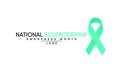 Vector illustration on the theme of National Scleroderma awareness month observed each year during June.