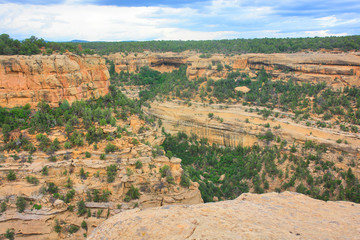 Fototapeta na wymiar Mesa Verde National Park - UNESCO World Heritage Site located in Montezuma County, Colorado.