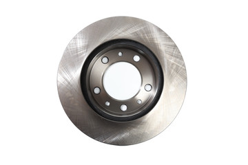 brake disc isolated on white background.