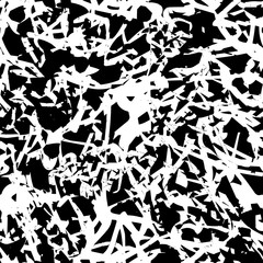 Seamless black and white grunge texture. Abstract repeating background. Grim urban surface
