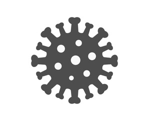 Coronavirus virus model illustration.