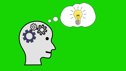 Robots of thinking and ideas, Artificial Intelligence Technology Concept