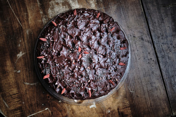 veganer Schokoladentorte 