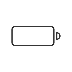 Battery line icon. Power symbol modern, simple, vector, icon for website design, mobile app, ui. Vector Illustration