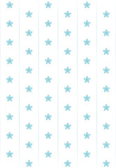 Minimal seamless floral pattern on transparent background