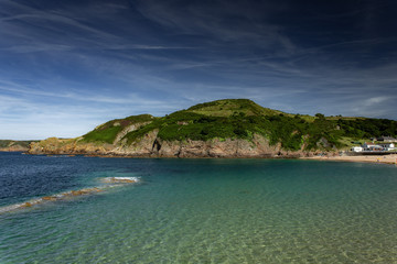 The Channel Islands in summer with good weather and greenery