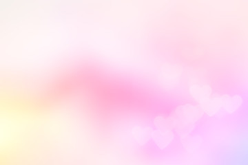 abstract pastel background with bokeh, concept for a birthday card, mother's day