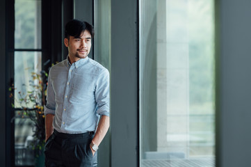 Fototapeta premium Young Asian business man