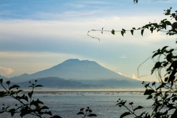 Mount Agung in Indonesia