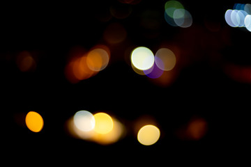 Blurry background glowing bokeh balls light pattern texture