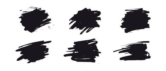 Grunge backgrounds set.  Hand drawn illustrations	