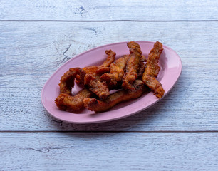 Sun Dried Fried Pork Strips 