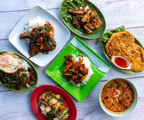 Thai Food Mixed Dishes Set 3311