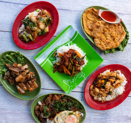 Thai Food Mixed Dishes Set 22187