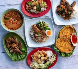 Thai Food Mixed Dishes Set 22122