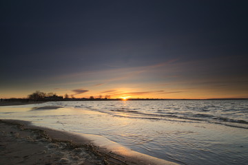 Obraz premium sunset by the sea