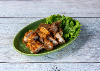 หมูกรอบ - Crispy Pork Meat - 1